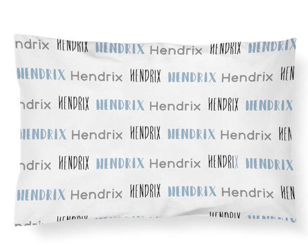 Personalized Name Pillowcase - MULTI FONT REPEAT