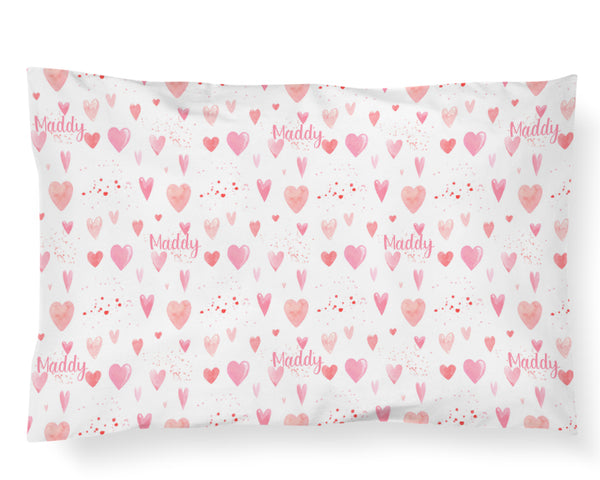 Personalized Name Pillowcase - HEART YOU - Dotboxed