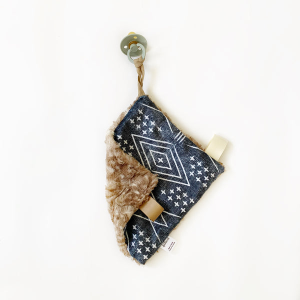 Pacifier Lovey - Vintage Moroccan Grey